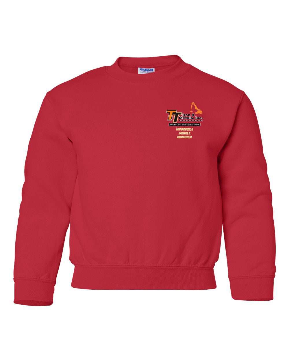 18000B - T&T Iron & Metals Gildan - Heavy Blend™ Youth Sweatshirt