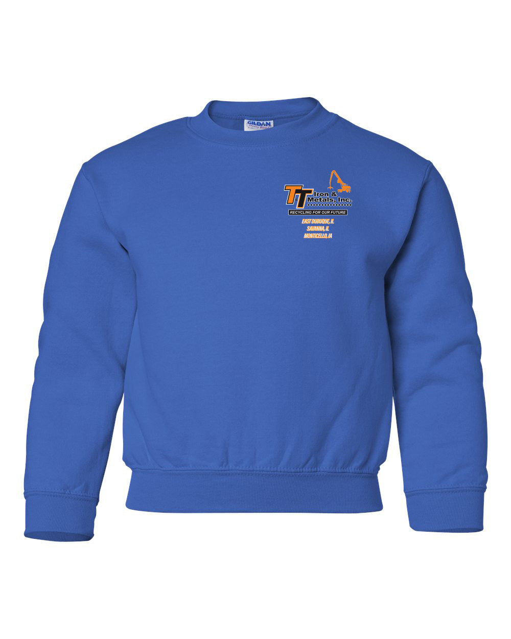 18000B - T&T IRON Gildan - Heavy Blend™ Youth Sweatshirt