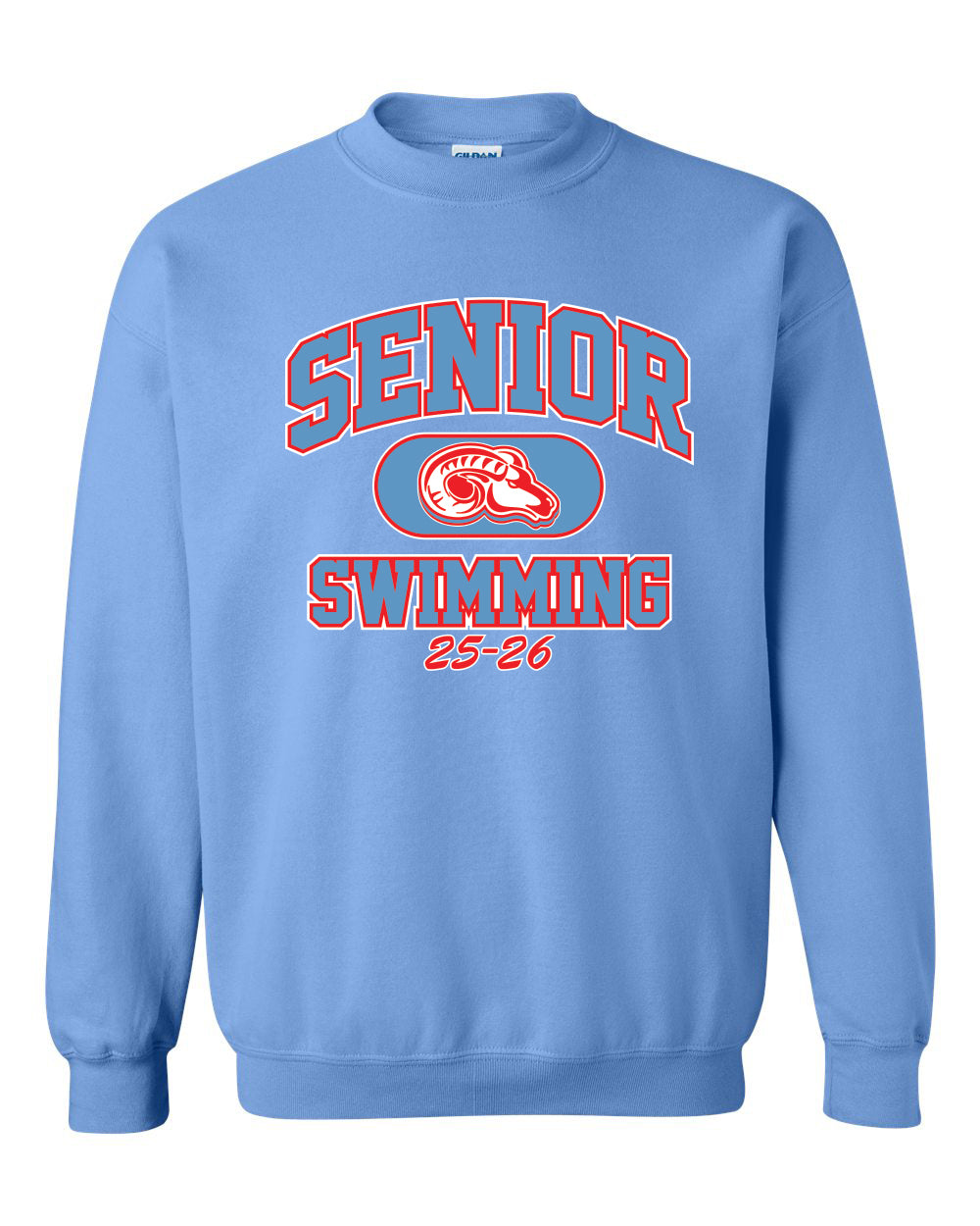 18000- DBQ SENIOR MEN'S SWIM Gildan - Heavy Blend™ Crewneck Sweatshirt