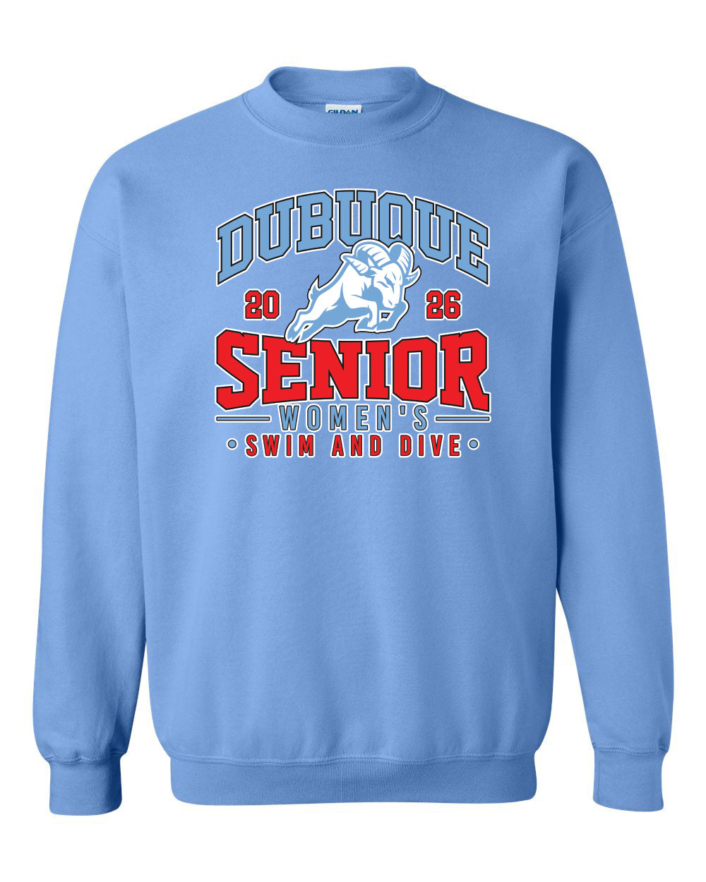 18000- DBQ SENIOR SWIM Crewneck Sweatshirt