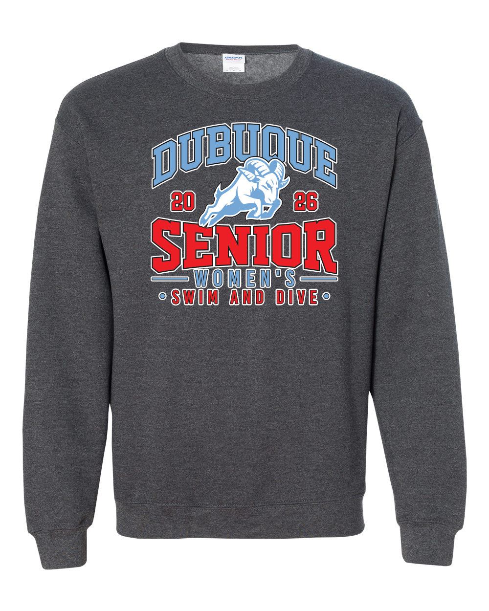 18000- DBQ SENIOR SWIM Crewneck Sweatshirt