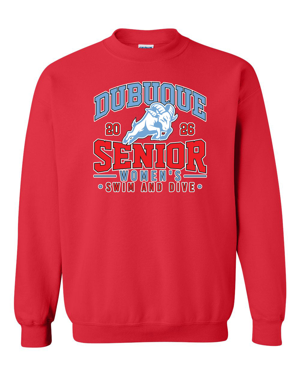 18000- DBQ SENIOR SWIM Crewneck Sweatshirt