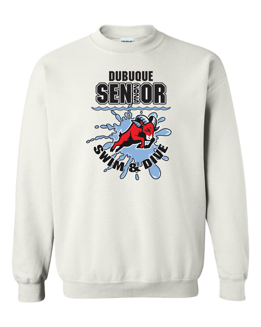 18000- DBQ SENIOR SWIM Crewneck Sweatshirt