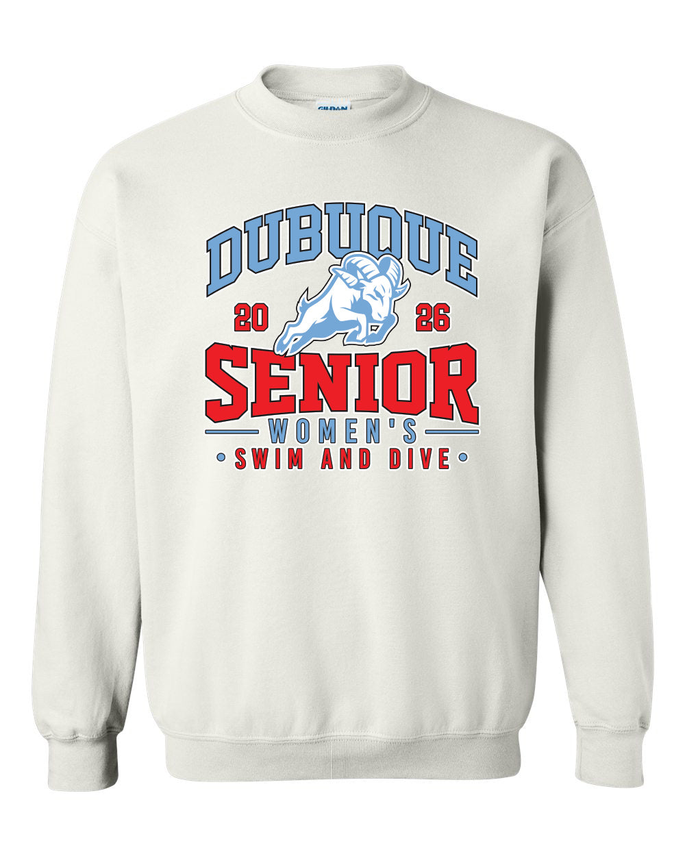 18000- DBQ SENIOR SWIM Crewneck Sweatshirt