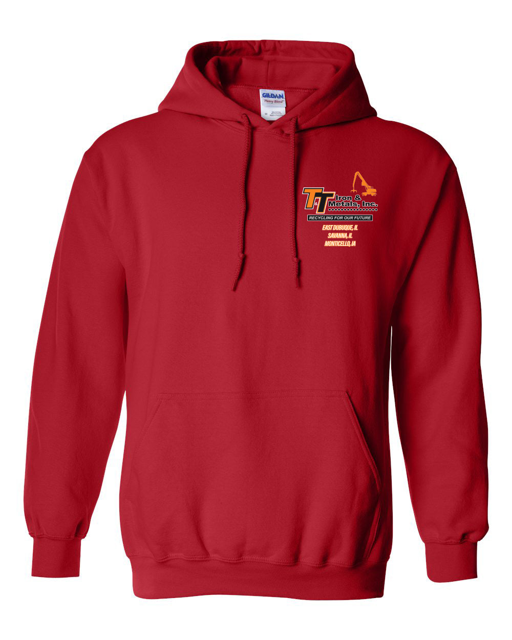 18500- T&T Iron & Metals Gildan - Heavy Blend™ Hooded Sweatshirt