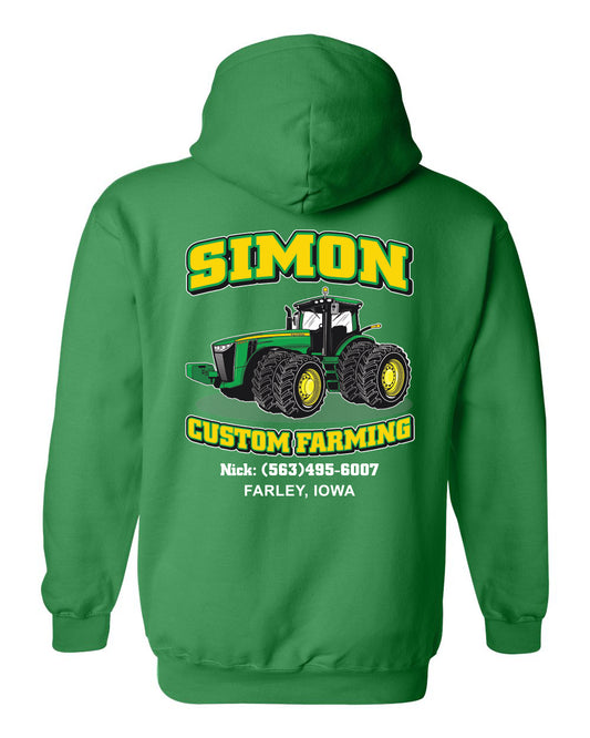 18500- SIMON CUSTOM FARMING Heavy Blend™ Hooded Sweatshirt