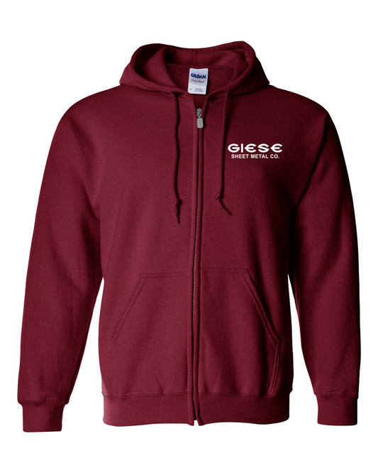 18600- GIESE SHEET METAL Gildan - Heavy Blend™ Full-Zip Hooded Sweatshirt