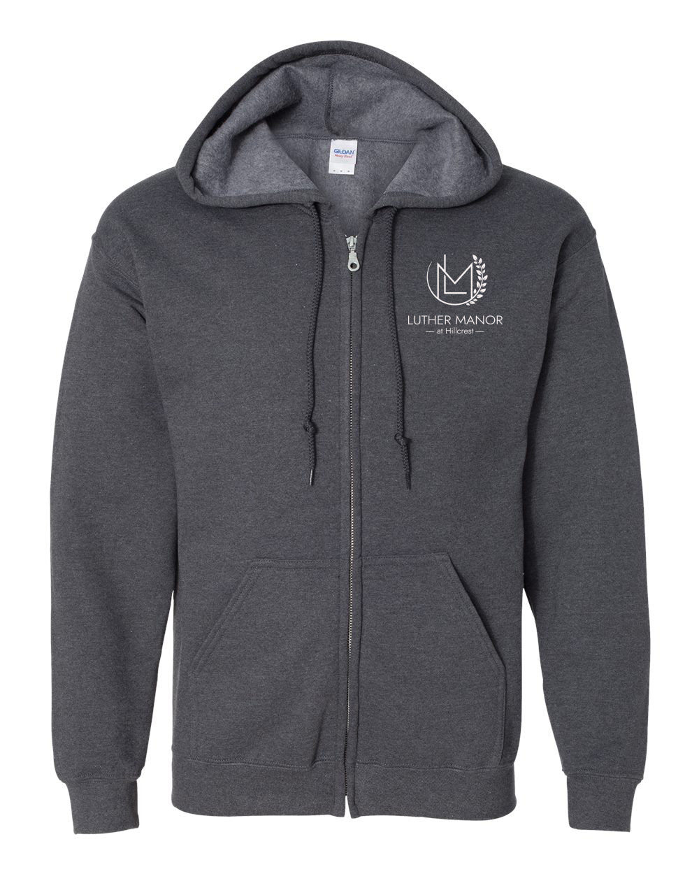 18600- LUTHER MANOR Gildan - Heavy Blend™ Full-Zip Hooded Sweatshirt