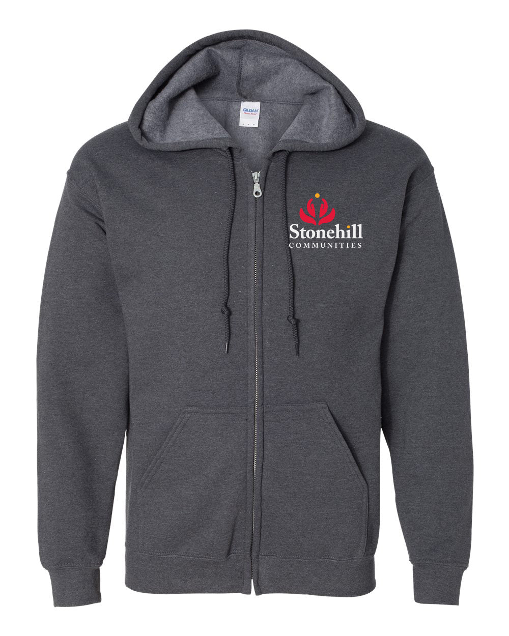 18600- STONEHILL Gildan - Heavy Blend™ Full-Zip Hooded Sweatshirt