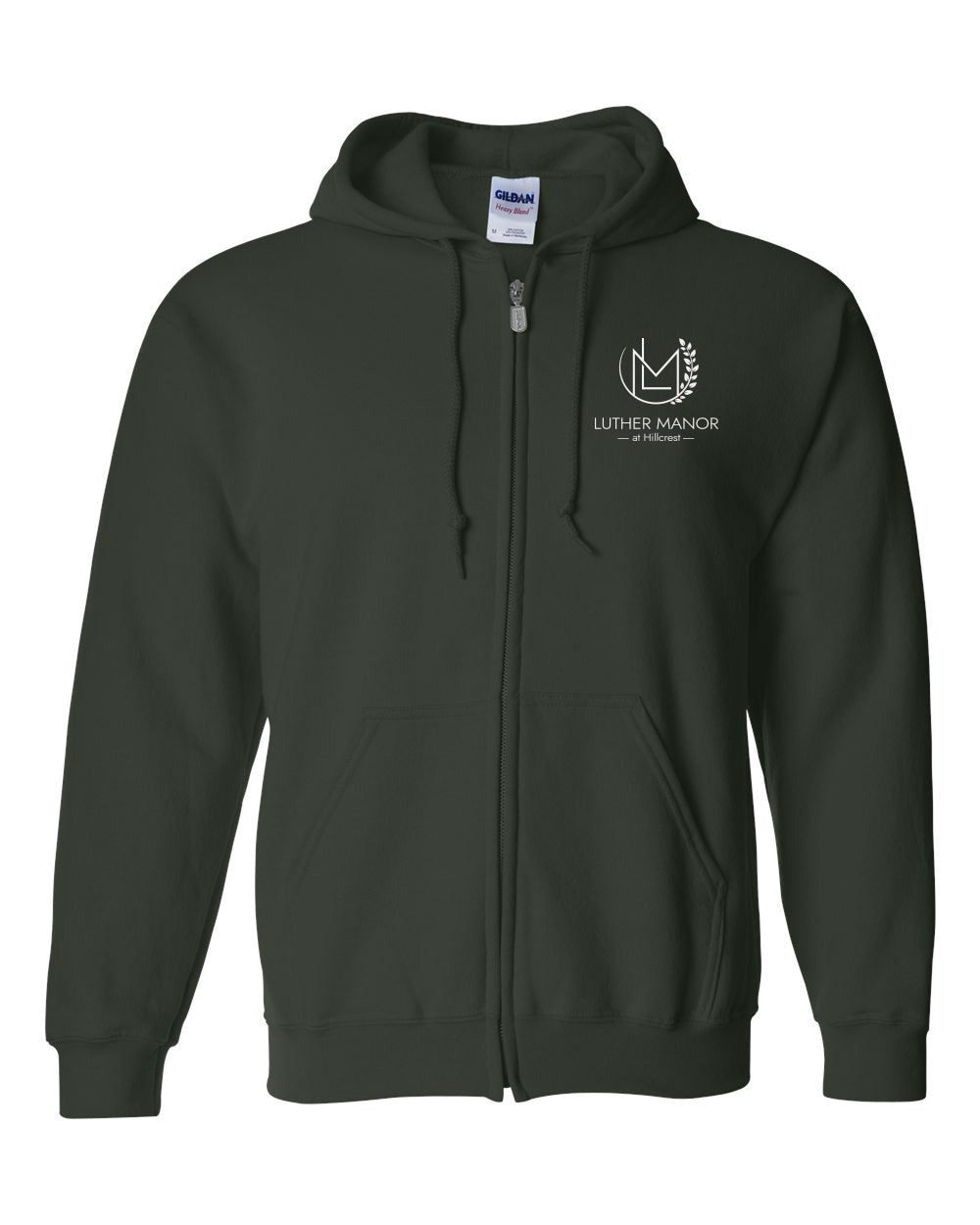 18600- LUTHER MANOR Gildan - Heavy Blend™ Full-Zip Hooded Sweatshirt