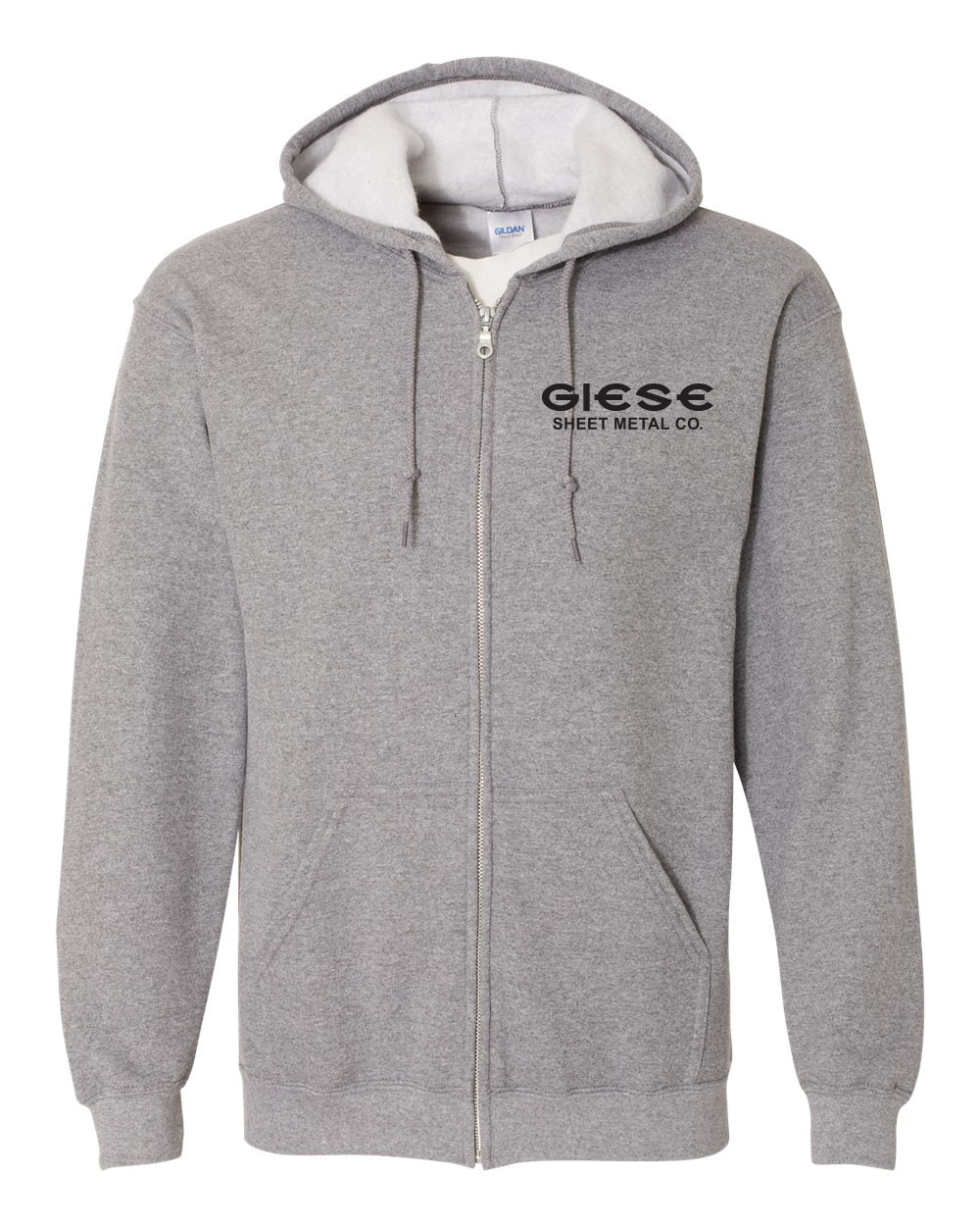 18600- GIESE SHEET METAL Gildan - Heavy Blend™ Full-Zip Hooded Sweatshirt