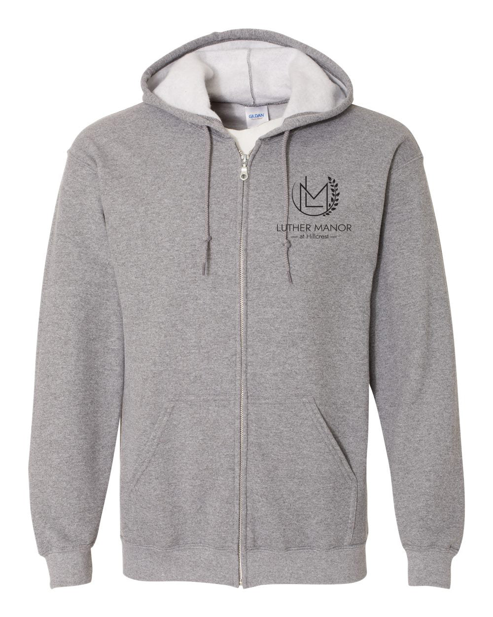 18600- LUTHER MANOR Gildan - Heavy Blend™ Full-Zip Hooded Sweatshirt