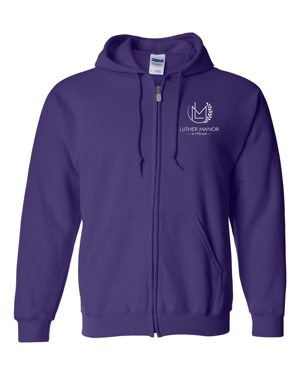 18600- LUTHER MANOR Gildan - Heavy Blend™ Full-Zip Hooded Sweatshirt