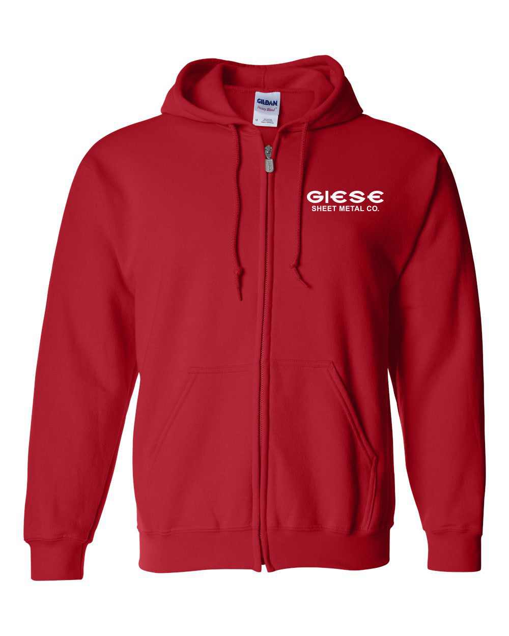 18600- GIESE SHEET METAL Gildan - Heavy Blend™ Full-Zip Hooded Sweatshirt