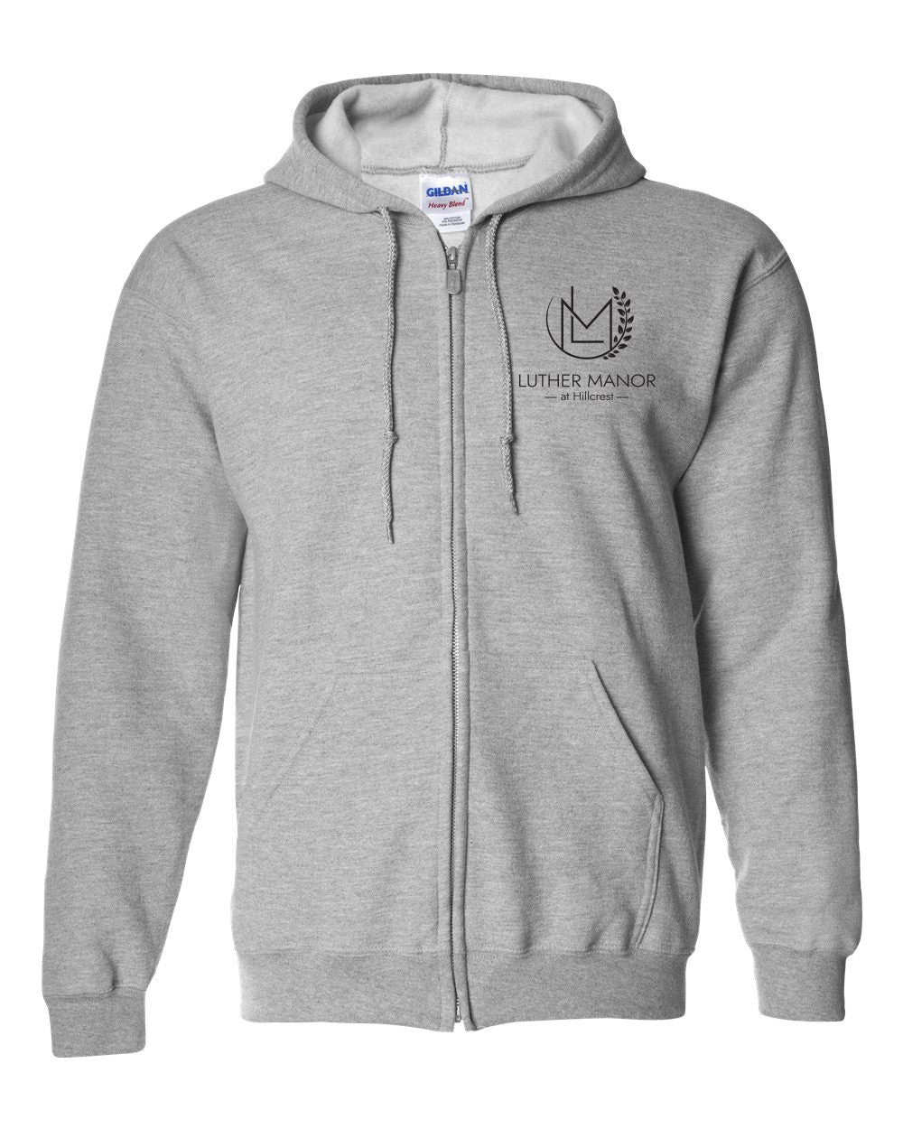 18600- LUTHER MANOR Gildan - Heavy Blend™ Full-Zip Hooded Sweatshirt