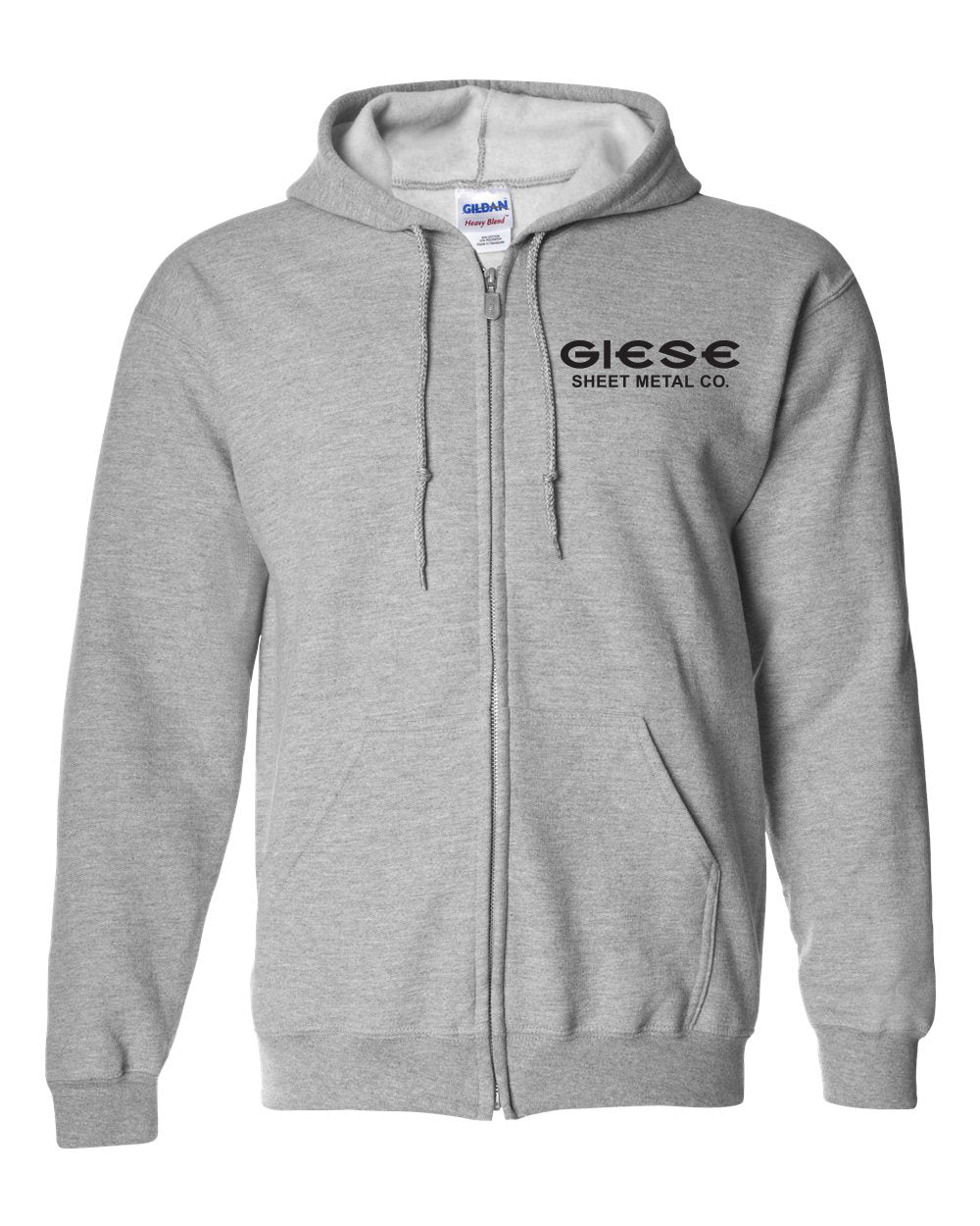 18600- GIESE SHEET METAL Gildan - Heavy Blend™ Full-Zip Hooded Sweatshirt