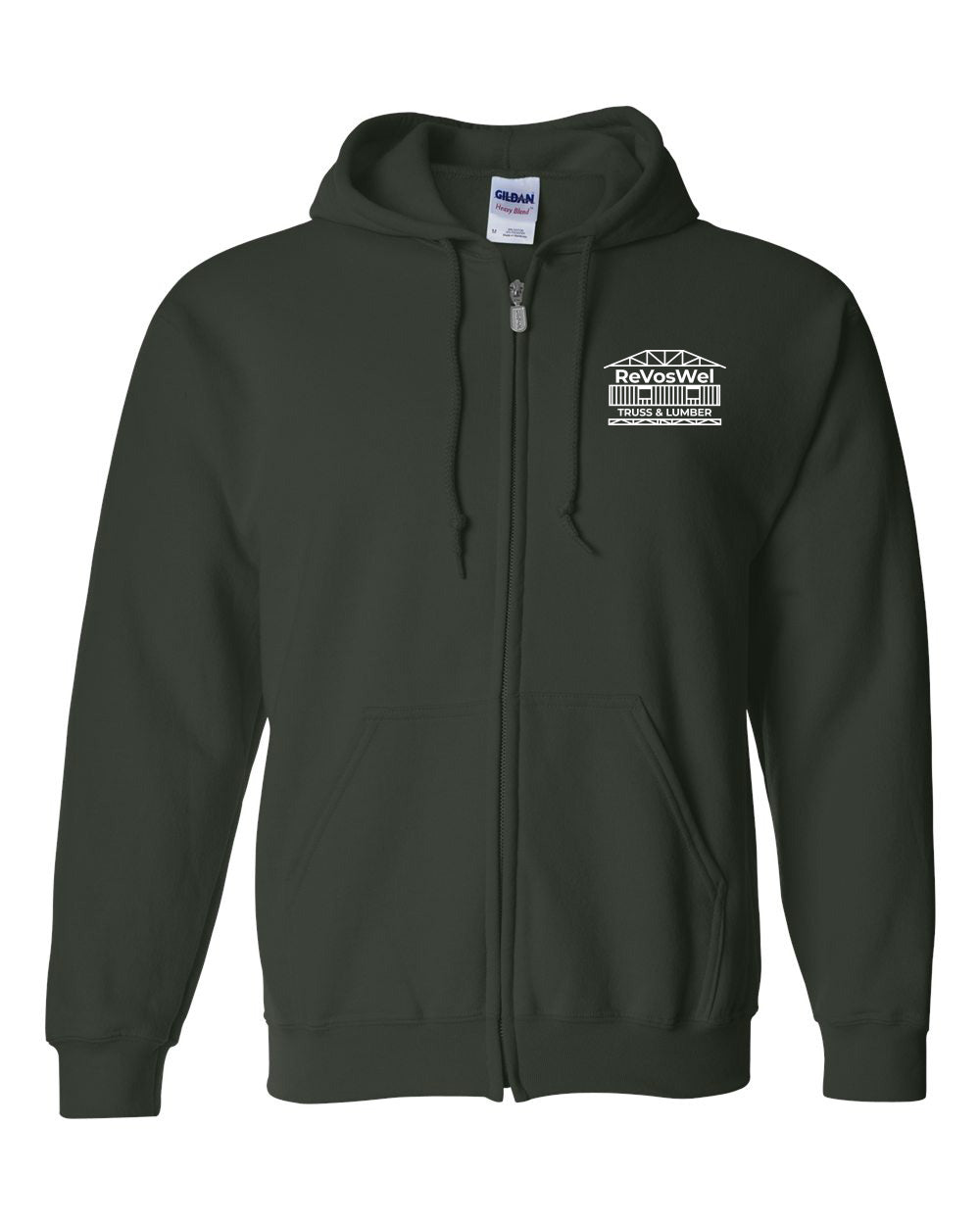 18600- REVOSWEL Unisex Heavy Blend™ Full-Zip Hooded Sweatshirt