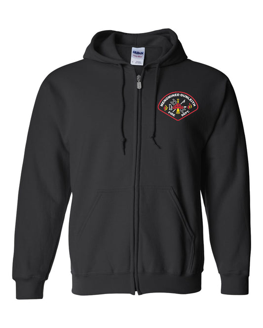 18600- MENOMINEE DUNLEITH FIRE DEPT Full-Zip Hooded Sweatshirt