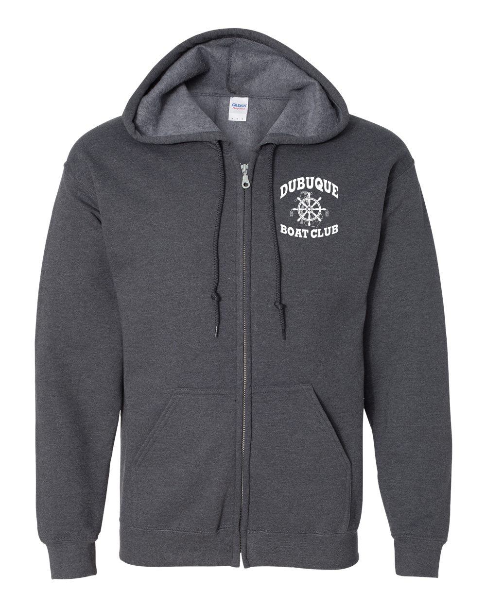 18600 - DBQ BOAT CLUB Gildan - Heavy Blend™ Full-Zip Hooded Sweatshirt