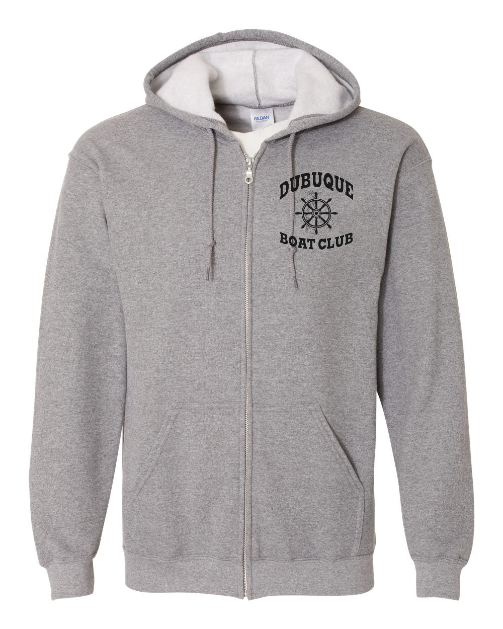 18600 - DBQ BOAT CLUB Gildan - Heavy Blend™ Full-Zip Hooded Sweatshirt