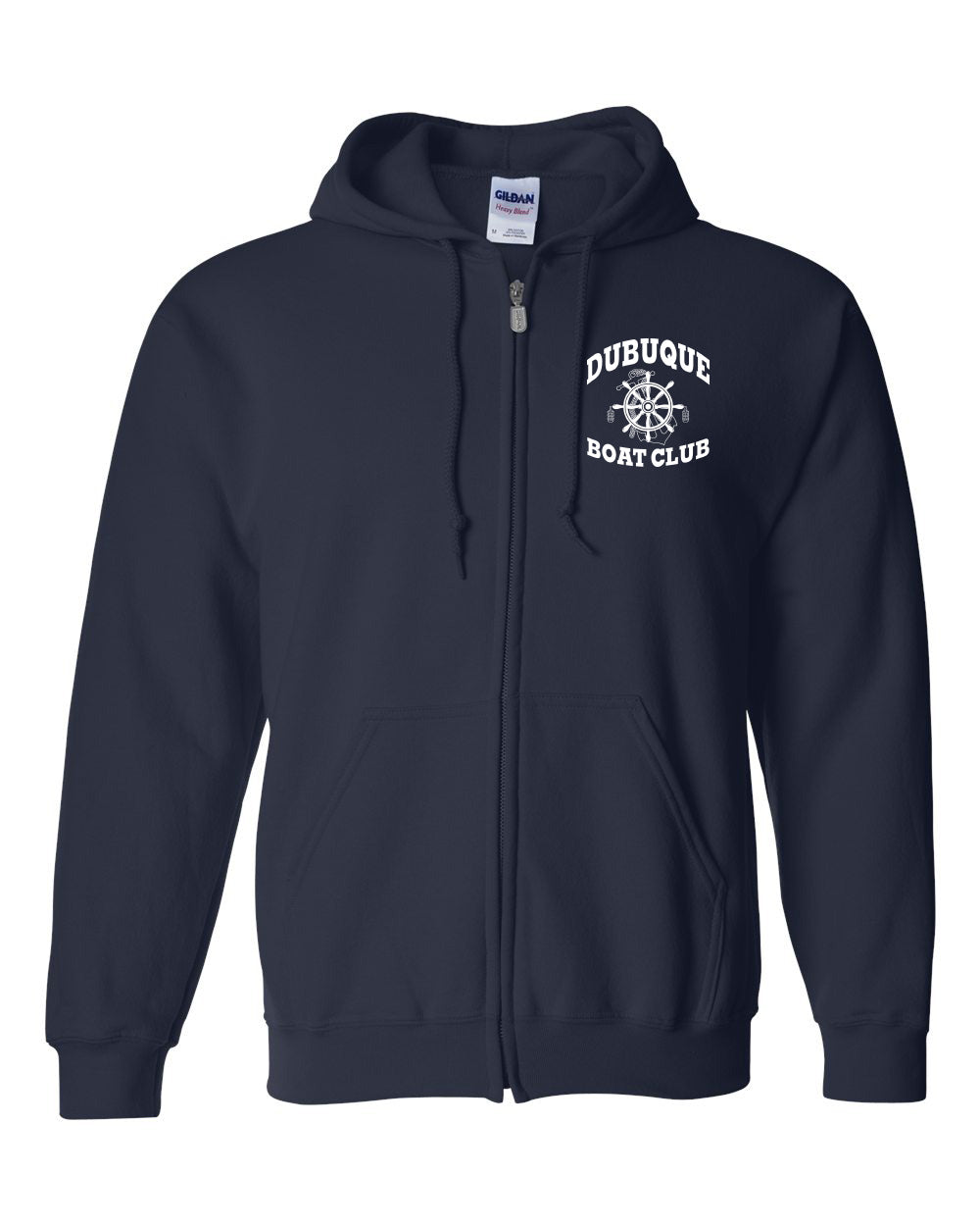 18600 - DBQ BOAT CLUB Gildan - Heavy Blend™ Full-Zip Hooded Sweatshirt