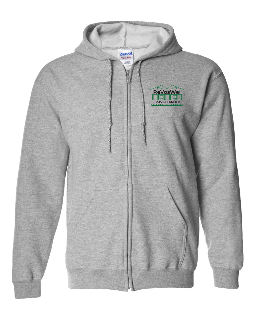 18600- REVOSWEL Unisex Heavy Blend™ Full-Zip Hooded Sweatshirt