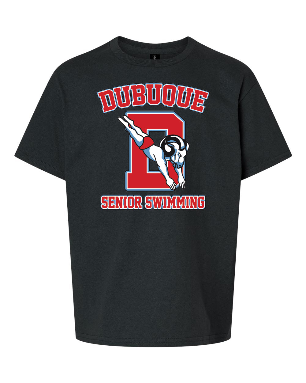 2000B- DBQ SENIOR MEN'S SWIMMING Gildan - Ultra Cotton® Youth T-Shirt