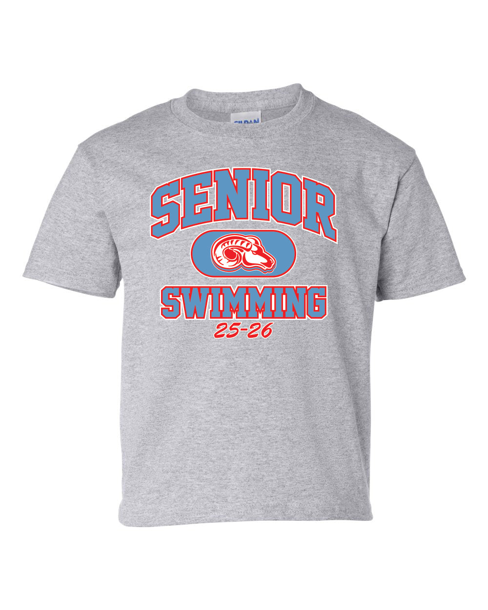 2000B- DBQ SENIOR MEN'S SWIM Gildan - Ultra Cotton® Youth T-Shirt