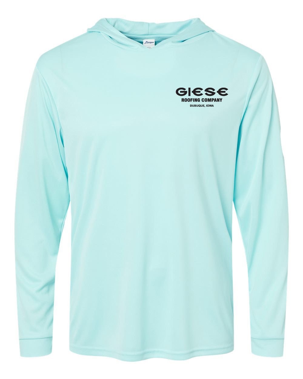 220- GIESE ROOFING UPF 50+ protection Performance Hooded Long Sleeve T-Shirt