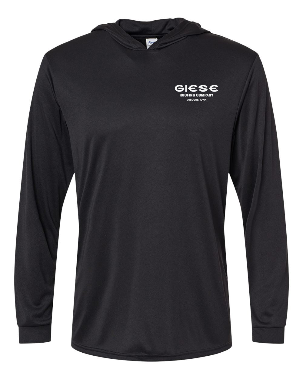 220- GIESE ROOFING UPF 50+ protection Performance Hooded Long Sleeve T-Shirt