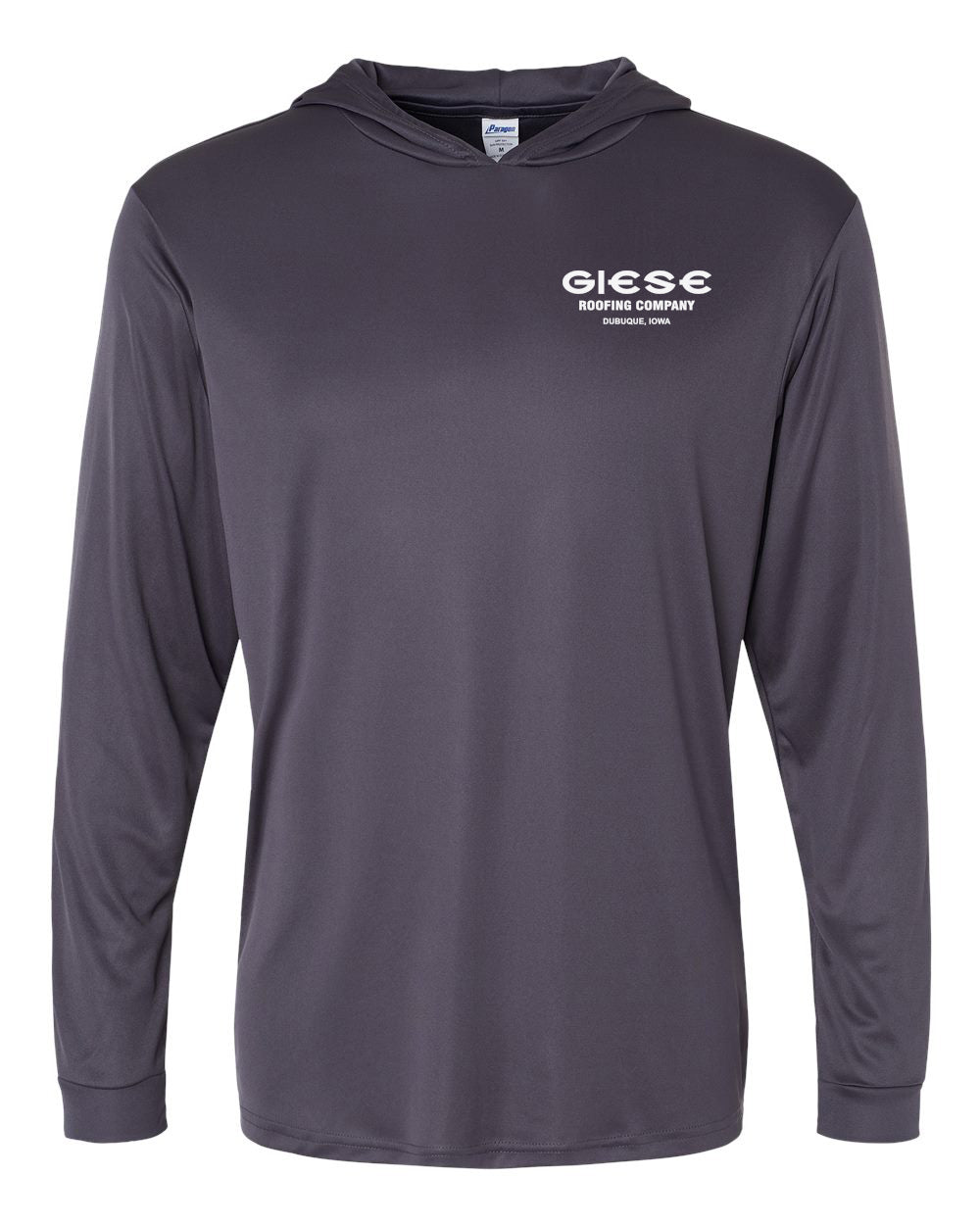 220- GIESE ROOFING UPF 50+ protection Performance Hooded Long Sleeve T-Shirt