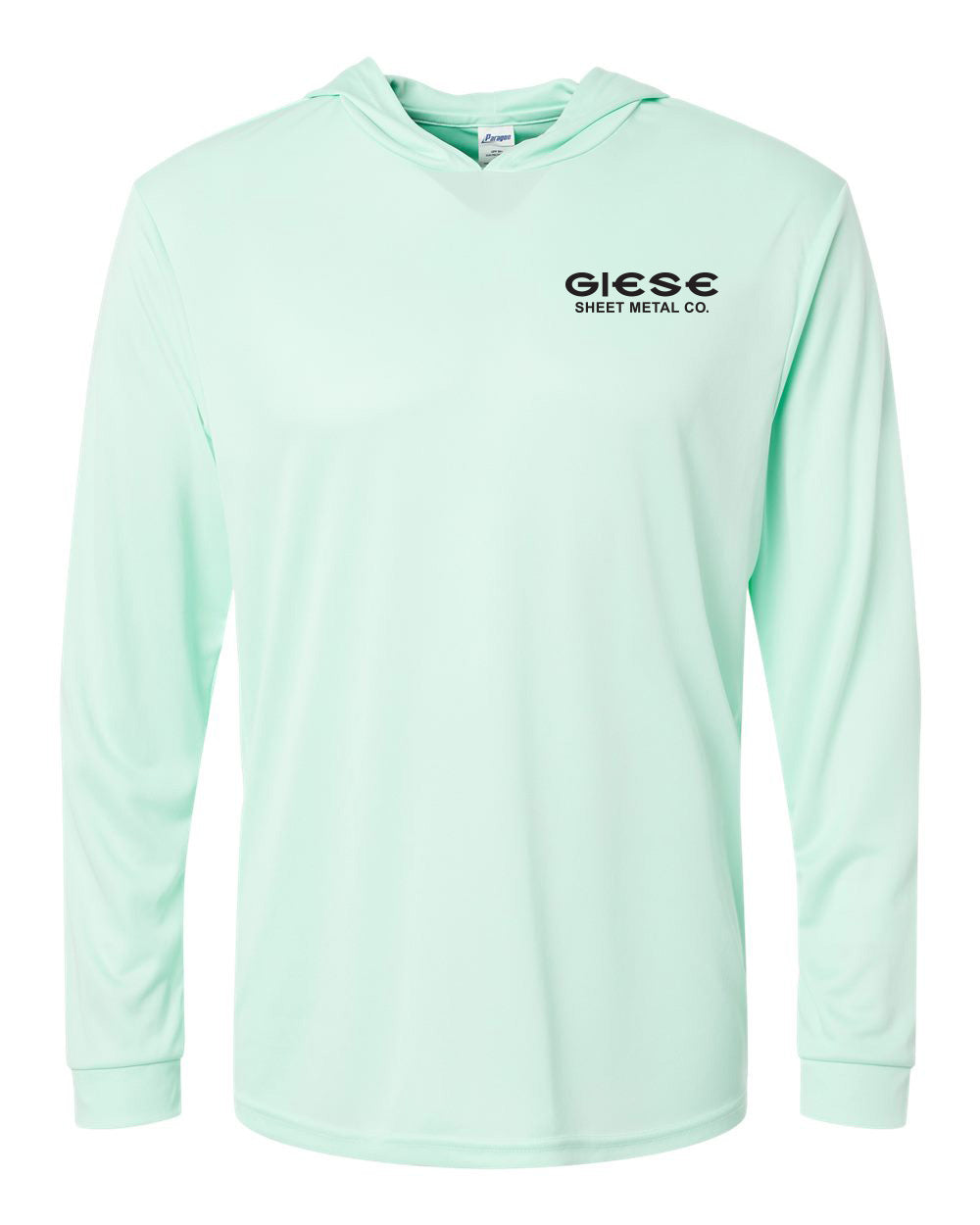 220- GIESE SHEET METAL UPF 50+ protection Performance Hooded Long Sleeve T-Shirt (Copy)