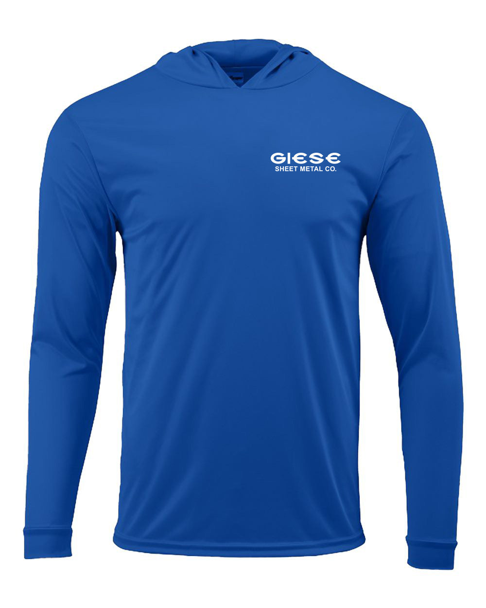 220- GIESE SHEET METAL UPF 50+ protection Performance Hooded Long Sleeve T-Shirt (Copy)