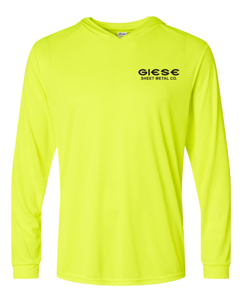220- GIESE SHEET METAL UPF 50+ protection Performance Hooded Long Sleeve T-Shirt (Copy)