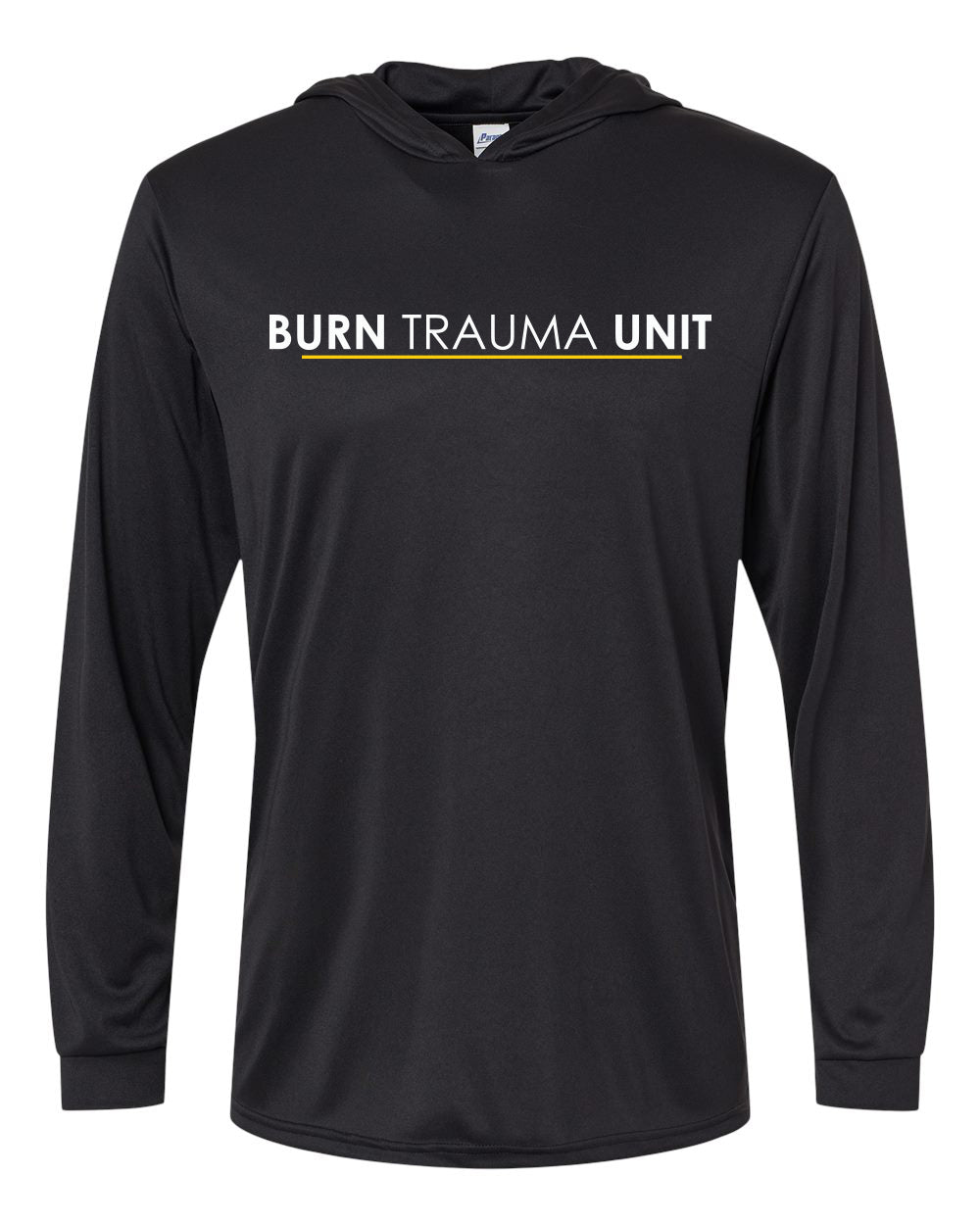 220- U OF I BURN UNIT Unisex Bahama Performance Hooded Long Sleeve T-Shirt