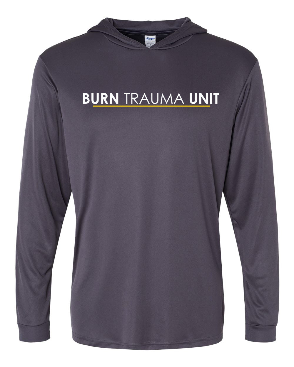 220- U OF I BURN UNIT Unisex Bahama Performance Hooded Long Sleeve T-Shirt
