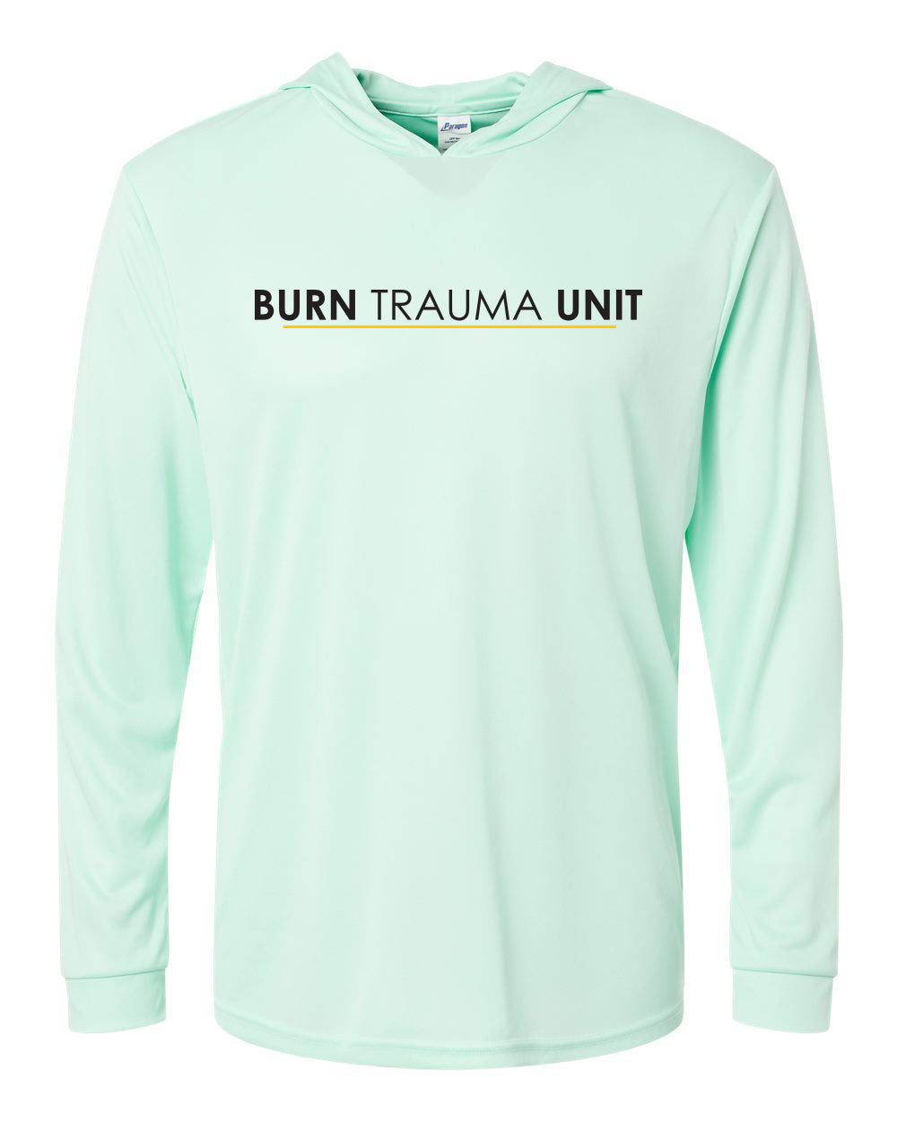 220- U OF I BURN UNIT Unisex Bahama Performance Hooded Long Sleeve T-Shirt