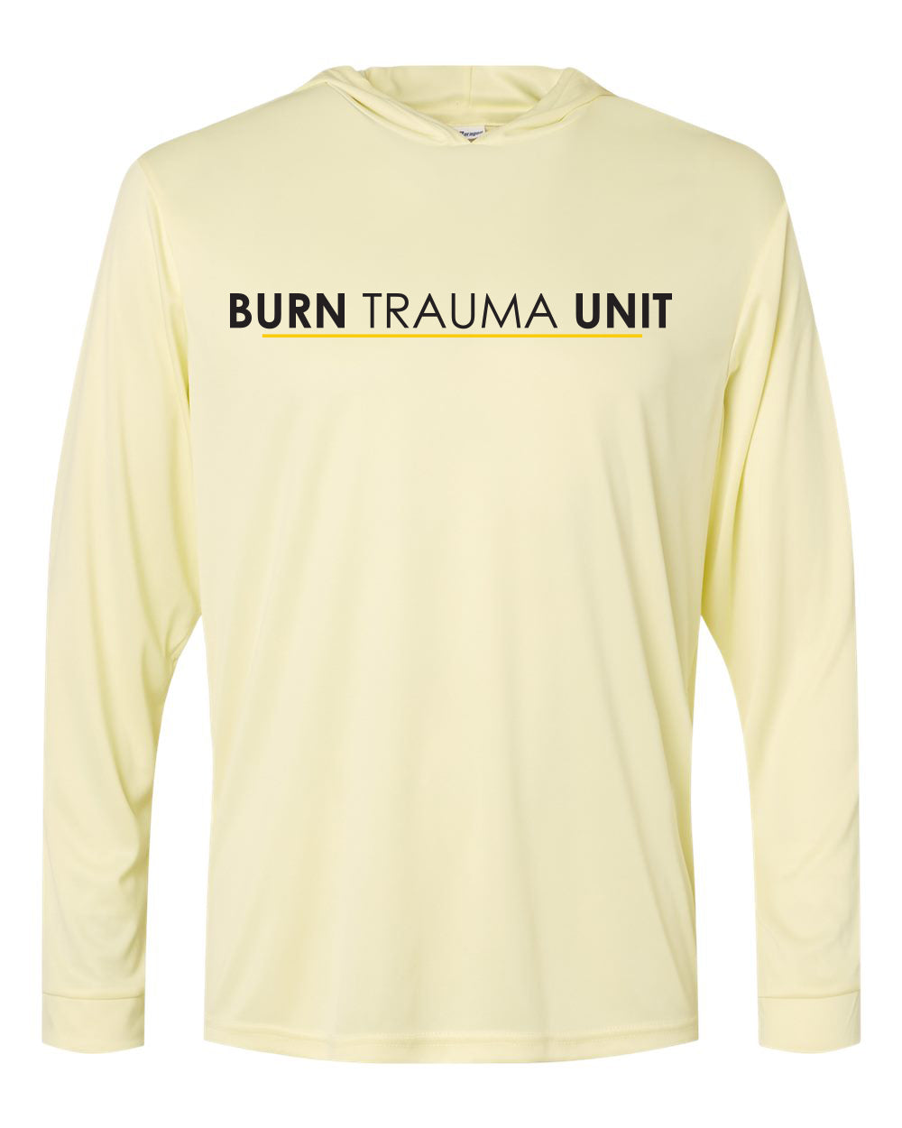 220- U OF I BURN UNIT Unisex Bahama Performance Hooded Long Sleeve T-Shirt