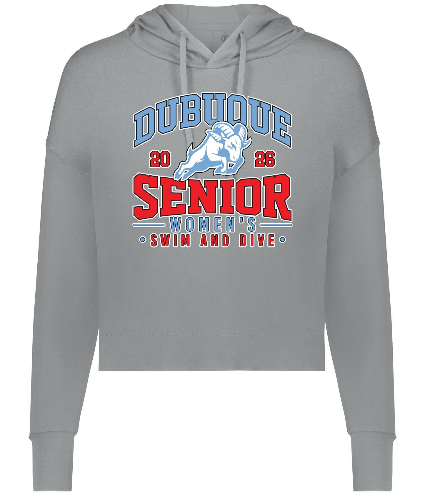 223393- DBQ SENIOR SWIM LADIES EFFORTLESS HOODIE