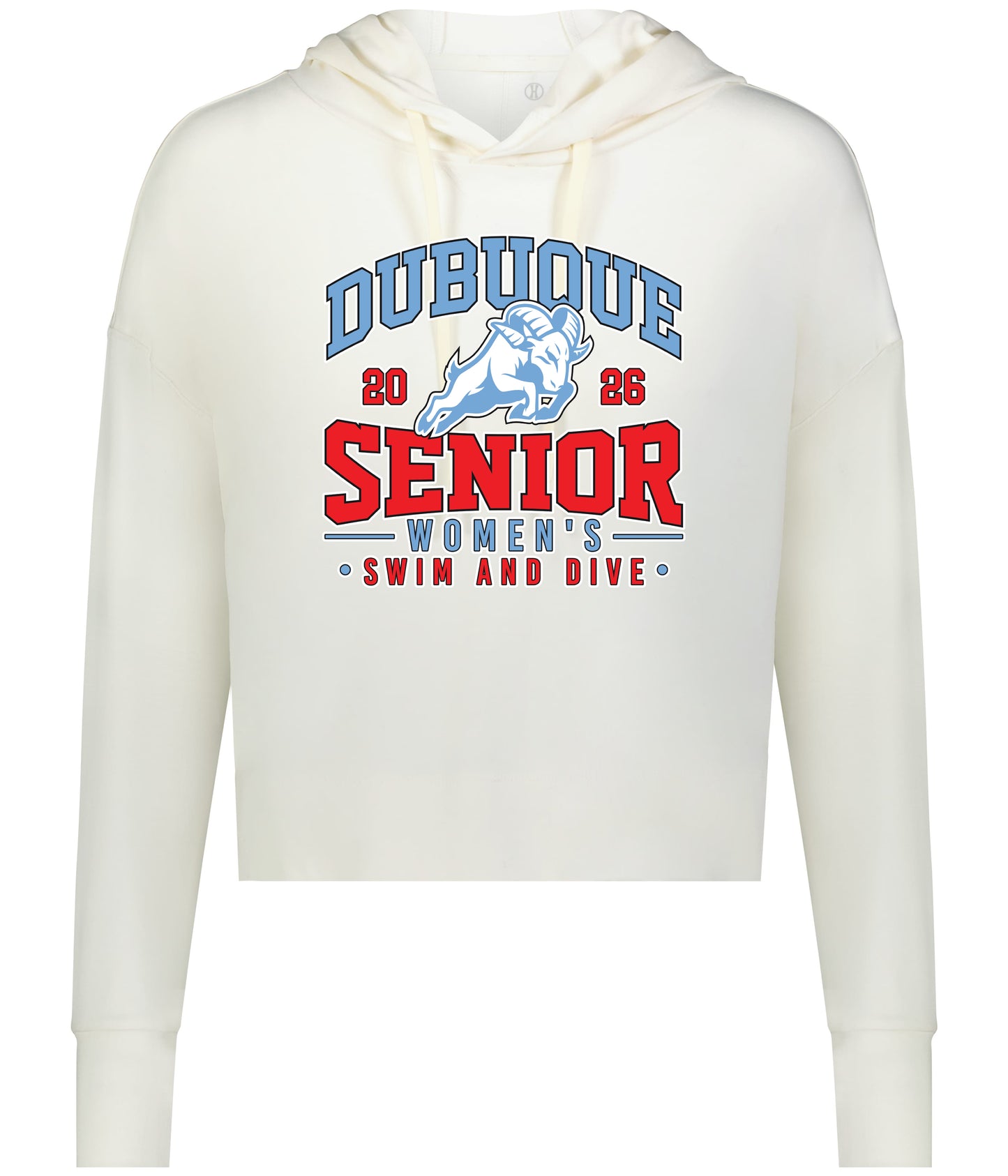 223393- DBQ SENIOR SWIM LADIES EFFORTLESS HOODIE