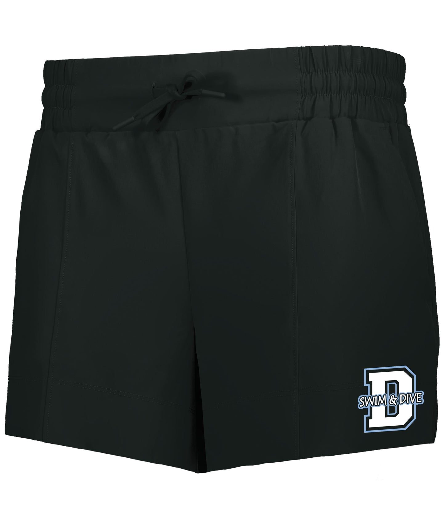 223712- DBQ SENIOR SWIM LADIES CITY STRETCH WOVEN SHORTS