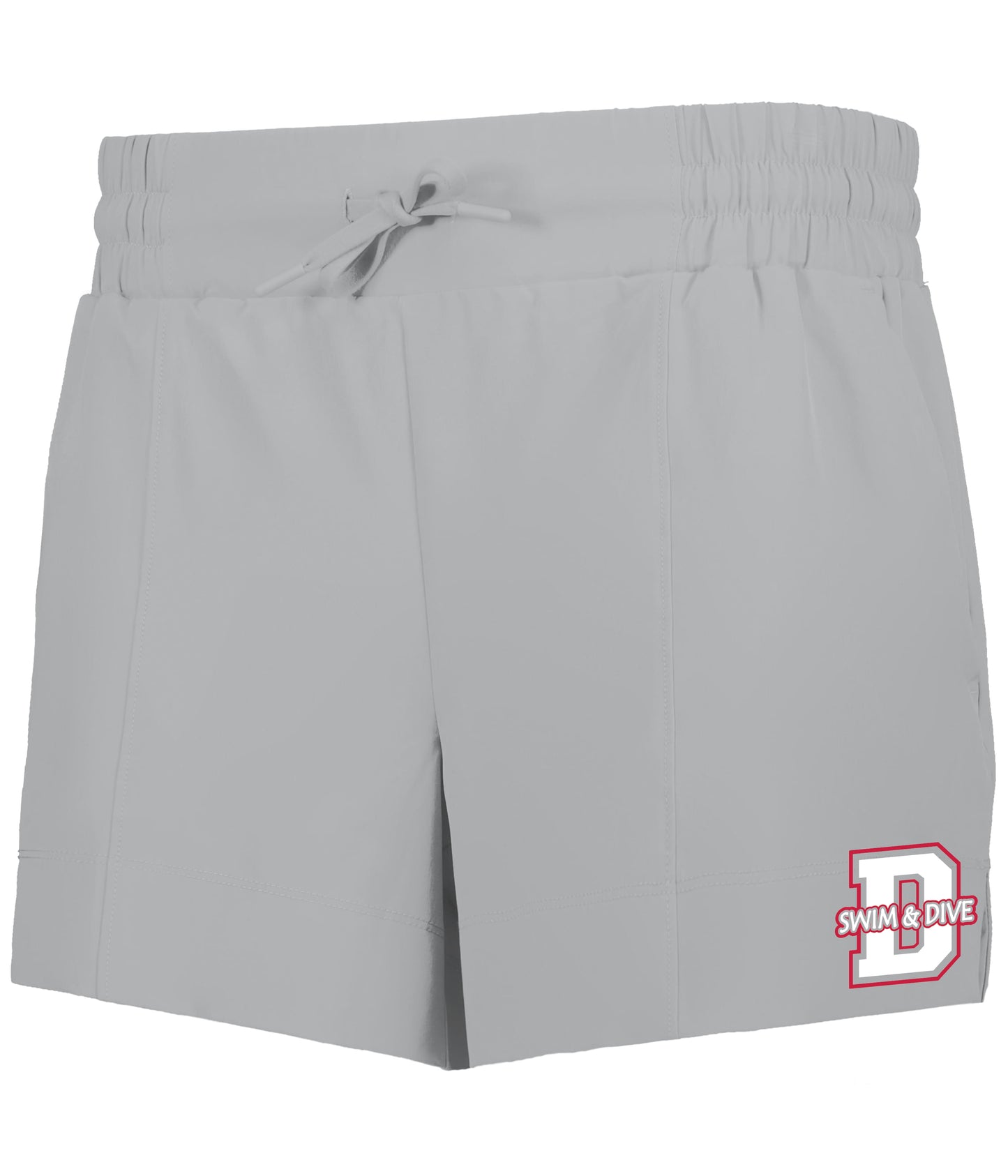 223712- DBQ SENIOR SWIM LADIES CITY STRETCH WOVEN SHORTS
