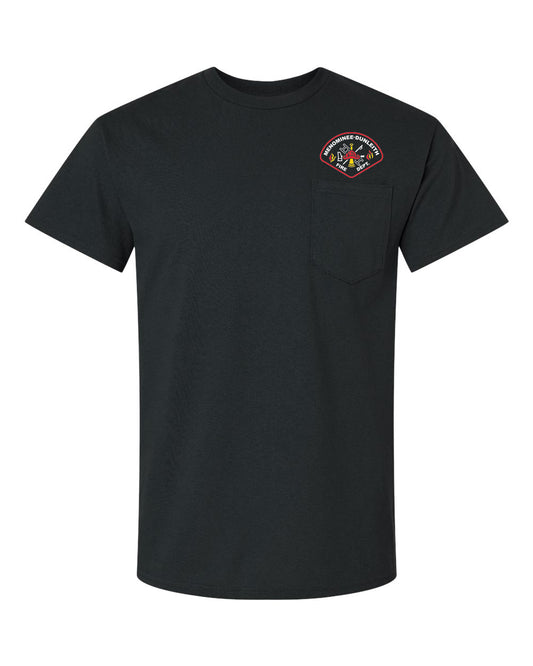 2300- MENOMINEE FIRE DEPT. Pocket T-Shirt