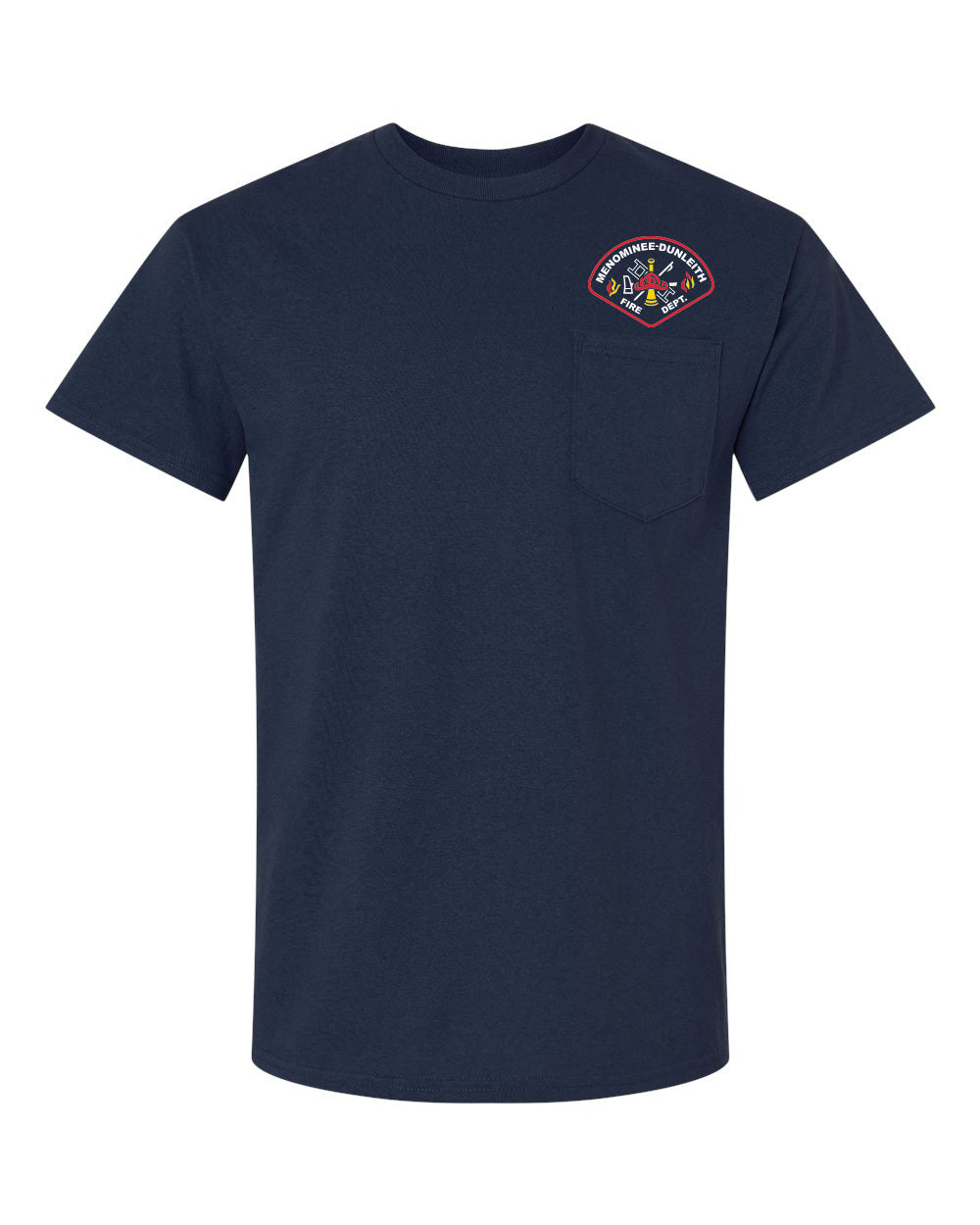 2300- MENOMINEE FIRE DEPT. Pocket T-Shirt