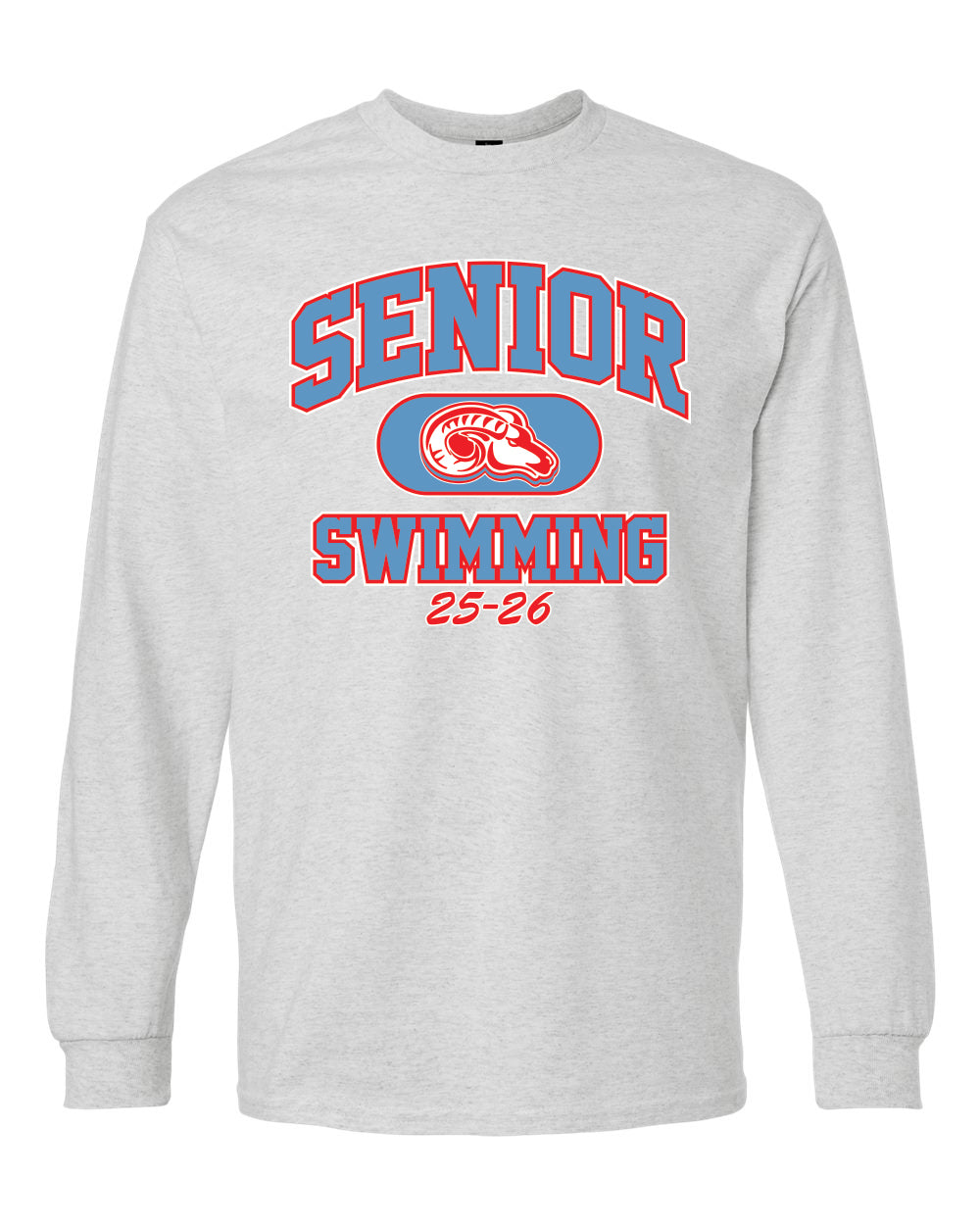 2400- DBQ SENIOR MEN'S SWIM Gildan - Ultra Cotton® Long Sleeve T-Shirt