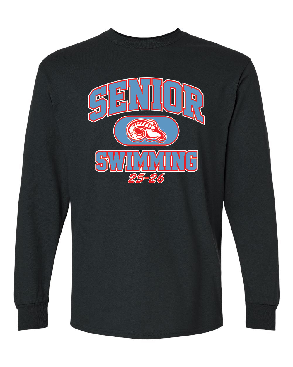2400- DBQ SENIOR MEN'S SWIM Gildan - Ultra Cotton® Long Sleeve T-Shirt
