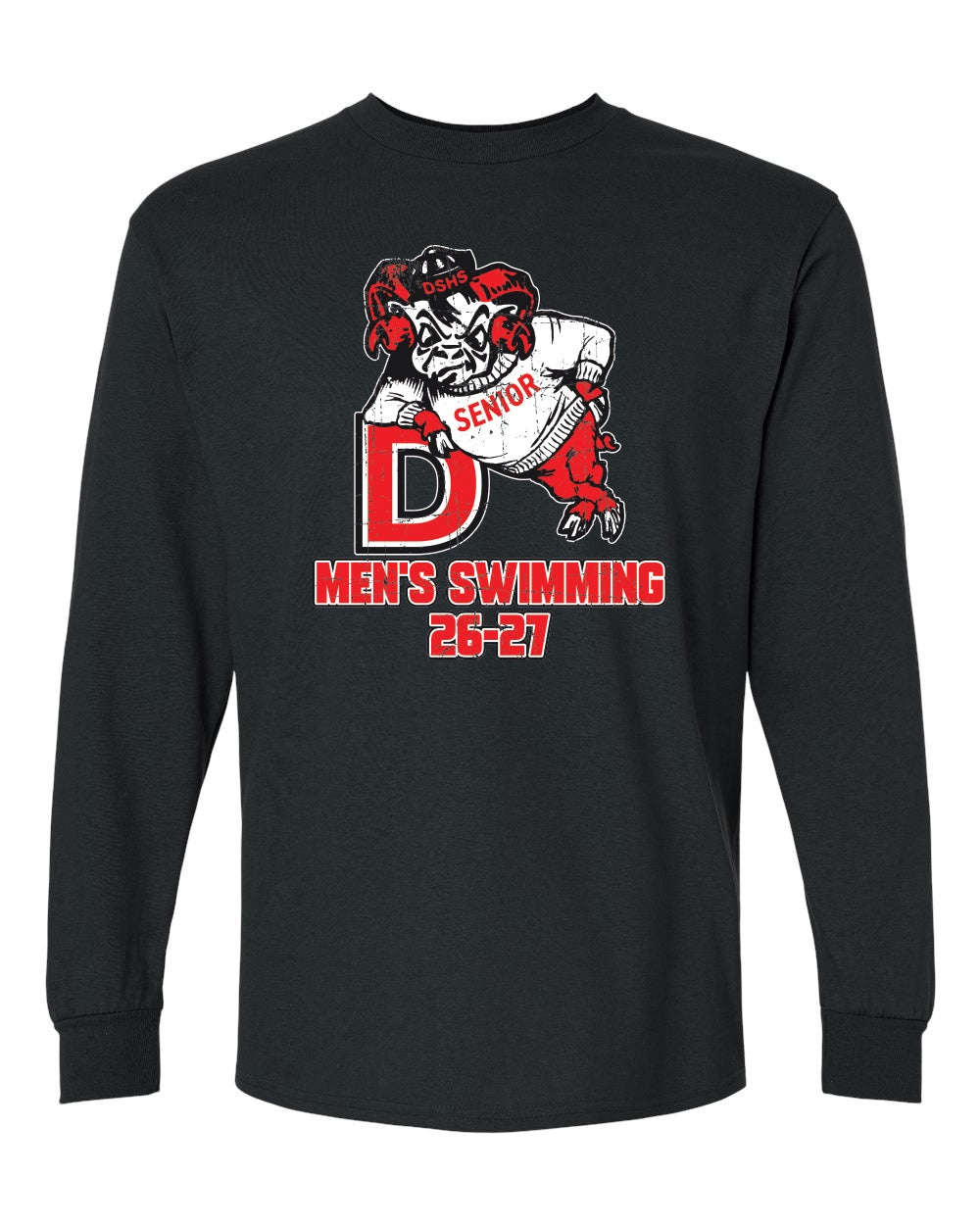 2400- DBQ SENIOR MEN'S SWIM Gildan - Ultra Cotton® Long Sleeve T-Shirt