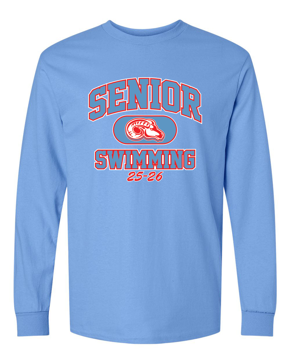 2400- DBQ SENIOR MEN'S SWIM Gildan - Ultra Cotton® Long Sleeve T-Shirt
