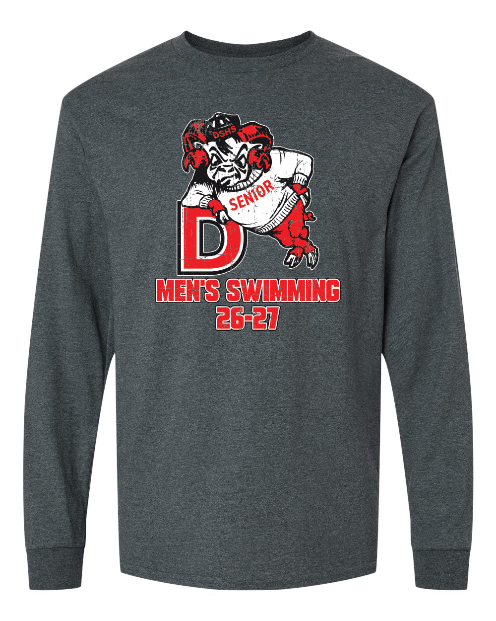 2400- DBQ SENIOR MEN'S SWIM Gildan - Ultra Cotton® Long Sleeve T-Shirt