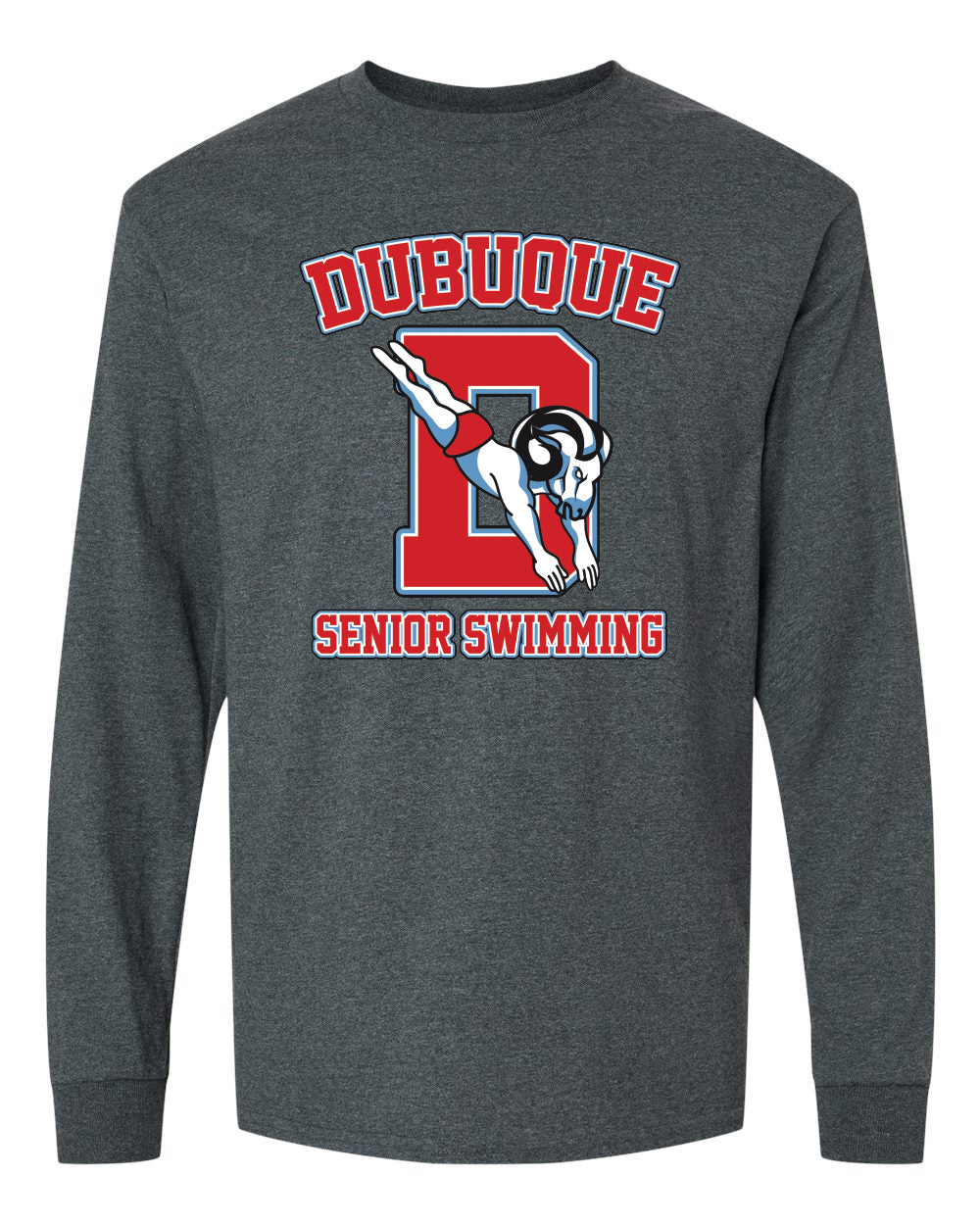 2400- DBQ SENIOR MEN'S SWIM Gildan - Ultra Cotton® Long Sleeve T-Shirt